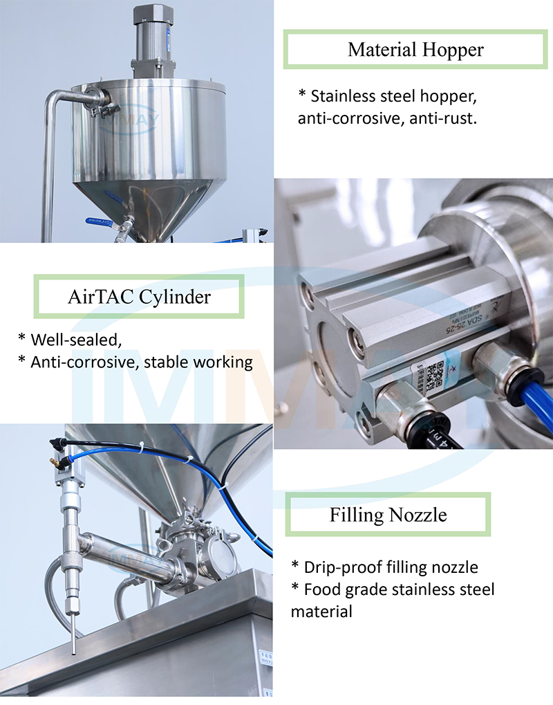 Máquina llenadora de botellas calefactoras 