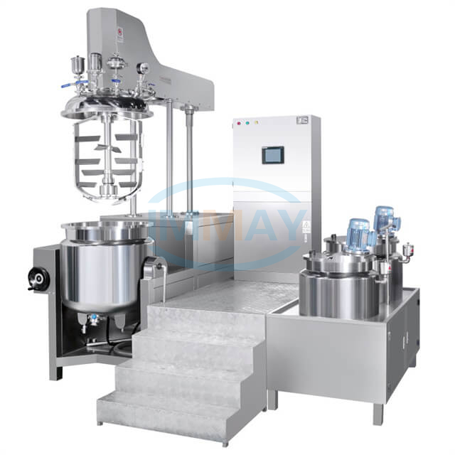 Máquina mezcladora de emulsión de vacío de elevación hidráulica 200L 
