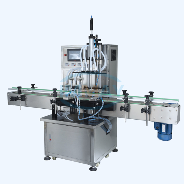 Máquina de llenado de botellas de vidrio para mascotas automática industrial de alta velocidad para productos líquidos