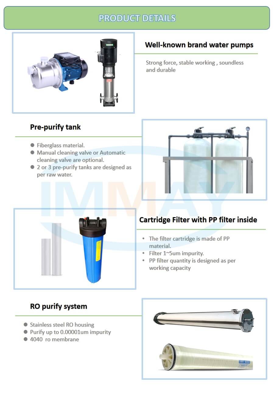 máquina industrial de fabricación de agua pura