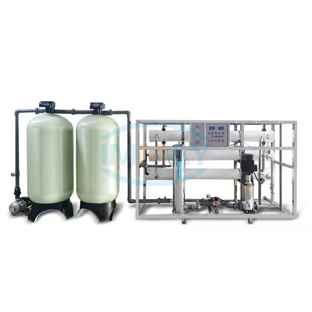 Máquina industrial de tratamiento de agua FRP RO de 6 toneladas y 1 etapa